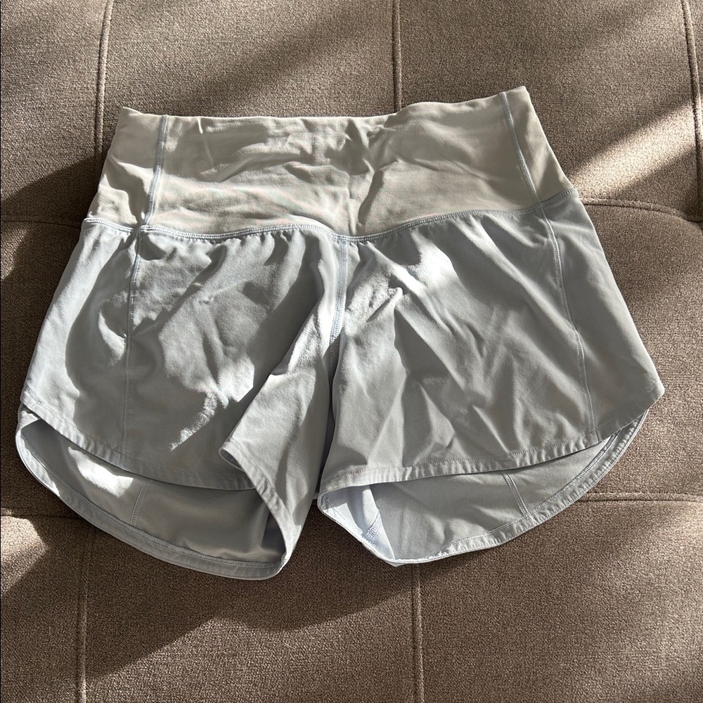Lululemon Athletica Light Blue Athletic Shorts